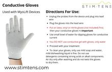 Load image into Gallery viewer, MICROCURRENT CONDUCTIVE GLOVES FOR MYOLIFT FACE TONING MACHINES