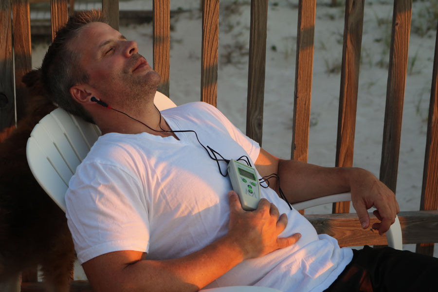 CES therapy combined with 4-8-7 breathing technique to treat insomnia
