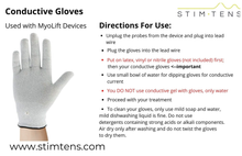 Load image into Gallery viewer, MICROCURRENT CONDUCTIVE GLOVES FOR MYOLIFT FACE TONING MACHINES
