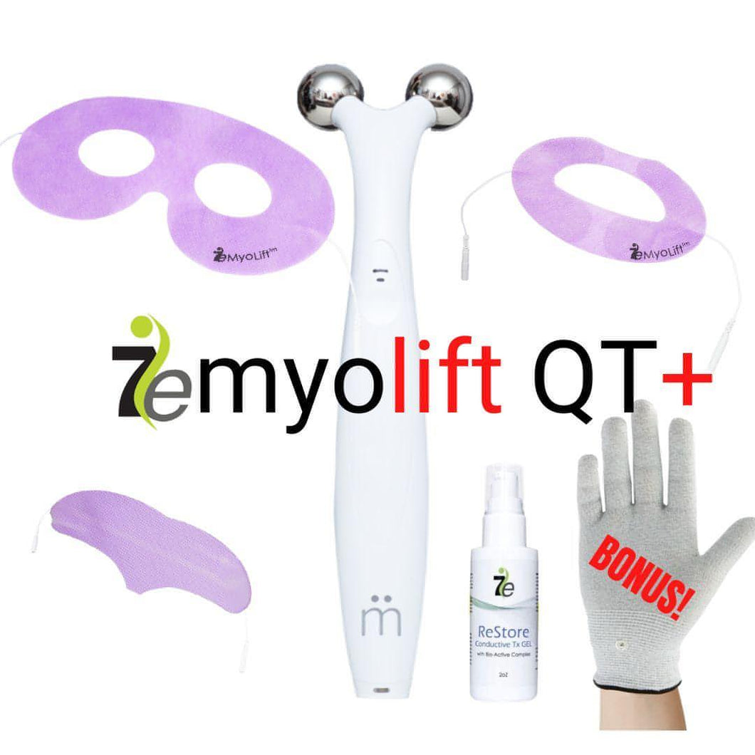 7e Myolift™️ QT Plus Microcurrent Face Lifting Machine (3 Masks & Bonus Gloves Inc.)